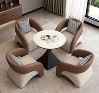 Ensemble de canapés ergonomiques en cuir PU moderne pour salon, chaise de salle à manger modulaire écologique, table basse, meubles de chambre à coucher