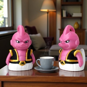 Vashine - Manualidades de Plástico Impresas en 3D, Lindos Patos de Goku, Freezer y Majin Buu, Divertidas Decoraciones para el Hogar, Juguetes de Colección para Niños - Product Image 4