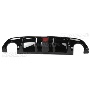 Difusor de Parachoques Trasero para Auto, Aspecto de Fibra de Carbono/Negro, con Luz de Freno LED, para Infiniti Q50 2014-2017 - Product Image 2