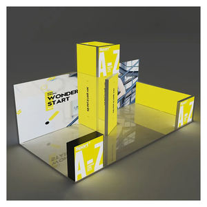 Modular Custom Design Folding Portable Advertising Aluminum <b>Frame</b> SEG Fabric LED Display <b>10x10</b> Trade Show Booth Exhibition - Product Image 3