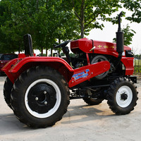 Tracteur Agricole Mini 4x4 Économique et en Super Promotion, Petit Tracteur à Quatre Roues avec Outils Agricoles, Motoculteur 4x4