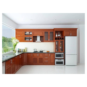 Cocina americana, coctelera de madera maciza, despensa, puertas de armario - Product Image 1