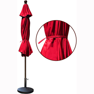 Baldacchino ombrello all'ingrosso della fabbrica di 250G/oburgo poliestere resistente ampia Base trasversale 10ft palo centrale <span class=keywords><strong>giardino</strong></span> ombrellone a baldacchino - Product Image 2