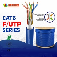 Câble réseau extérieur UTP en cuivre pur Cat6/Cat8/Cat7 de 300 m pour caméra, téléphone portable et ordinateur