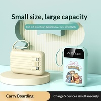 Batería Externa Portátil de 20000mAh en Oferta, con Carga de 10W, 3 Cables Integrados, Ligera y con Impresión de Logotipo Personalizable