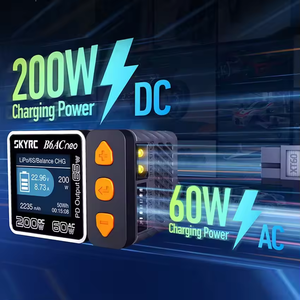 Chargeur de batterie intelligent multifonctionnel double alimentation SKYRC B6ACneo pour drones RC DC200W 30V AC60W 240V XT60 10A - Product Image 3