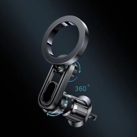 Nouveau support de téléphone portable magnétique N52 circulaire pour navigation, fixation sur grille d'aération de voiture, vente en gros