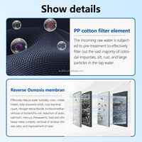 Équipement de traitement de l'eau par osmose inverse commerciale JuJin 250LPH 500LPH 1000LPH, purificateur d'eau, machine à eau pure