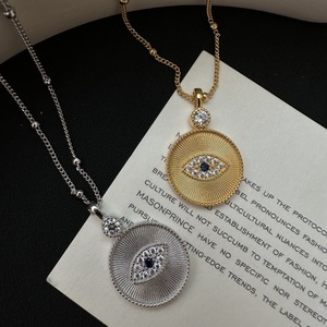 Collar de Plata de Ley S925, Artesanía Italiana, Diseño Vintage de Croissant, Fácil de Combinar, Colgantes de Moda Sencillos - Product Image 1