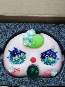 Visage DIY pour poupée en peluche BB3 400%, accessoire de changement d'œil à effet sable mouvant, maquillage fait main, plateau de change pour bébé dessin animé 6775 - Product Image 2
