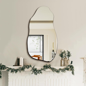 Factory Custom Modern <strong>Large</strong> Glass Wall <strong>Mirror</strong> Unique Irregular Style for Bathroom Decor - Product Image 2
