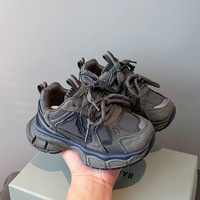 Chaussures de marche décontractées rétro légères pour enfants, style baskets, semelle épaisse amortissante, chaussures de randonnée basses, vente en gros