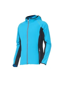 Logo kustom modis tahan air nilon sejuk Elastane olahraga jaket luar ruangan wanita untuk mendaki