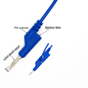 สายทดสอบมัลติมิเตอร์แบบปลั๊กกล้วย 4 มม. ถึงปลั๊กกล้วย ความยาว 100 ซม. ชุดสายทดสอบ - Product Image 3