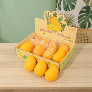 Nuevo Juguete Antiestrés de Goma con Forma de Mango Yqxc, Lindo Juguete Sensorial para Aliviar el Estrés y la Ansiedad, Unisex, 14 Años - Product Image 3
