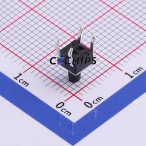 TS-1091-A8B3-D2 Tactile <b>Switch</b> Through hole Component THT-4P,4.5x4.5mm <b>Switch</b> Single Pole Single Throw Round Button 4.5mm 4.5mm - Product Image 2