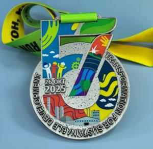 Medallas Deportivas Personalizadas en 3D <span class=keywords><strong>de</strong></span> Aleación <span class=keywords><strong>de</strong></span> Zinc con Diseño <span class=keywords><strong>de</strong></span> León, Premio <span class=keywords><strong>de</strong></span> Campeón <span class=keywords><strong>de</strong></span> Fútbol, Liga 2025, Patinaje sobre Ruedas, Medalla <span class=keywords><strong>de</strong></span> Metal - Product Image 2
