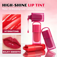 8-kleurige biologische veganistische waterproof minerale lipgloss met fruitachtige hydraterende spiegelende finish vloeibare lipolië
