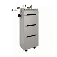 Armoire à outils contemporaine de luxe en MDF pour salon de coiffure, atelier, rangement pour coiffeur, banc de coupe, chariot de salon