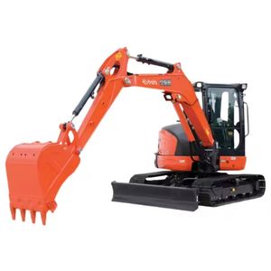 Mini pelle sur chenilles Kubota KX155 5.5 tonnes d'occasion importée d'origine japonaise KX161 KX163 KX165 KX185 Machines d'occasion - Product Image 1