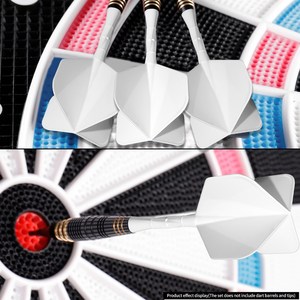 Nouveauté : Plumes <span class=keywords><strong>de</strong></span> fléchettes Aletta Per Freccette 2BA, style sportif, en PET épais, résistantes à l'usure, écologiques, personnalisables. - Product Image 4