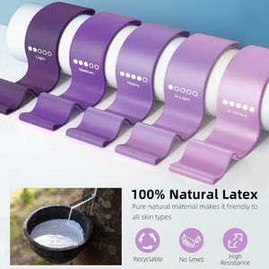 Tali resistensi kecil karet alam lateks, 5 buah tali <span class=keywords><strong>Loop</strong></span> Mini, karet alam, lateks, tali latihan Fitness, tali resistensi kecil - Product Image 3