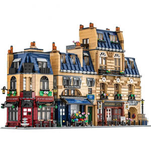 910032 Briques <span class=keywords><strong>de</strong></span> construction <span class=keywords><strong>de</strong></span> modèle <span class=keywords><strong>de</strong></span> rue parisienne, jouet d'assemblage, cadeaux d'anniversaire et <span class=keywords><strong>de</strong></span> Noël pour enfants, 3532 pièces/ensemble - Product Image 1
