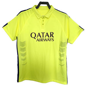 Uniforme de Fútbol de Verano, Manga Corta, Retro, Camiseta de Visitante del Barcelona 2014/15, Impresa, de Secado Rápido, Personalizable - Product Image 1