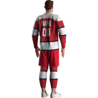 Genouillères légères personnalisées pour la gym des hommes Offre Spéciale Personnalisez le logo Sport Lacrosse Crew Chaussettes de hockey sublimées roses personnalisées