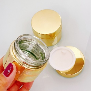 Prix bas, vente en gros en Chine, emballage en lot de 30g, 50g, 60g, flacon pour soins de la peau, pots de crème pour le visage en or et en argent - Product Image 6