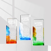 Nouvelle Arrivée Creative Crystal Trophy Plaque Awards Couleurs et Motifs Personnalisés Chant et Danse Compétition Champion Trophée