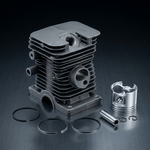 PATELO OEM Industrial Grade Chrome Coated Gasoline Chainsaw Cylinder Piston Spare Parts Models Aluminum Alloy 1 Year for - Product Image 2