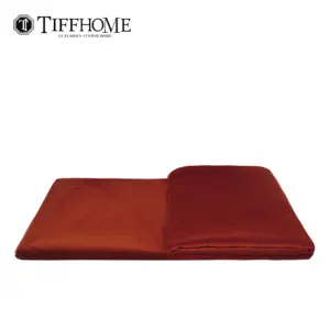 Tiff Home New Product Explosion 240*70cm Organic Wholesale Red Flannelette Throw Blanket