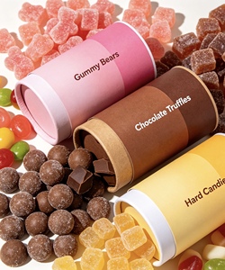 Custom Printed Four-Color OEM Eco-friendly Recyclable Specialty <b>Paper</b> Tubes PET Film Coating UV/Matt/Glossy <b>Lamination</b> for Candy - Product Image 2