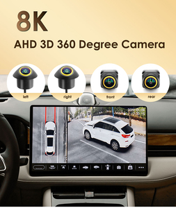 Caméra de recul panoramique AHD 1080P 360° avec capteur de recul, étanche IP68, vision nocturne pour <span class=keywords><strong>VW</strong></span>/A8 et Land Cruiser - Product Image 2