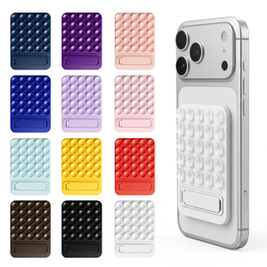 Support de téléphone adhésif en silicone avec logo personnalisé, fixation mains libres pour voiture et bureau, cadeaux promotionnels d'entreprise - Product Image 1