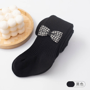 Bambini collant bambini pettinato cotone della ragazza straggly arco ghette del bambino calzini delle ragazze boutique di colore solido delle ragazze <span class=keywords><strong>calzamaglia</strong></span> all'ingrosso - Product Image 4