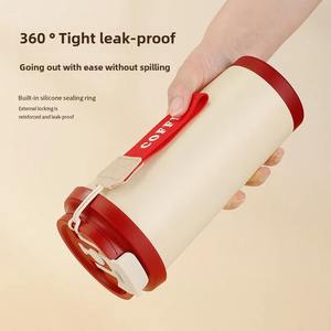 Taza Mezcladora Automática de Acero Inoxidable de 500 ml, Antiderrames, para Café y Leche, Portátil, para Oficina, Negocios, con Carga Tipo C - Product Image 3