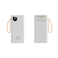 Batterie Externe Portable Multifonctionnelle Grande Capacité (20000/30000/50000 mAh) à Charge Ultra-Rapide PD22.5W pour Extérieur avec Câbles – Offre Spéciale