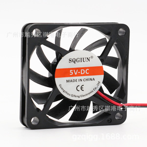 พัดลมระบายความร้อน Sqgiun 60 มม. DC 5V 60x60x10 มม. สำหรับการ์ดจอคอมพิวเตอร์และเมนบอร์ด - Product Image 1