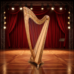 34 <b>String</b> Round Back Harp - Product Image 2