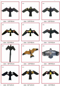 Cerf-volant de haute qualité en forme d'oiseau volant noir avec kit de poteau télescopique en fibre de verre 3 4 5 6 7 8 9 10 m en vente - Product Image 5