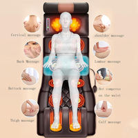 Vente en gros Coussin de massage électrique pliable pour le corps et le dos Tapis de siège de voiture en cuir avec fonction vibrante