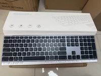 Sıcak Fırsat Metal 110 Tuşlu Alüminyum Alaşımlı Şarj Edilebilir Ultra İnce BT Kablosuz Klavye ve Mouse Seti MINI PC Dizüstü Bilgisayar Tablet PC için
