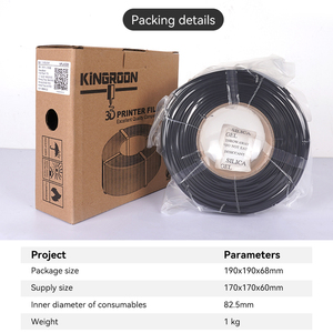 Filament <span class=keywords><strong>PLA</strong></span> Kingroon sans <span class=keywords><strong>bobine</strong></span> Bobines pliables 1.75mm 1kg(2.2lbs) Précision dimensionnelle +/- 0.02mm Filament pour <span class=keywords><strong>imprimante</strong></span> <span class=keywords><strong>3D</strong></span> - Product Image 6