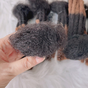 100% real indian human virgin kids faux hair dreadlocks <span class=keywords><strong>extension</strong></span> ombre color 1B T30 sister locs crechet soft bulk intrecciare i <span class=keywords><strong>capelli</strong></span> - Product Image 2