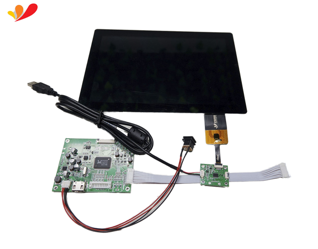 Open Frame IPS 8,9,10.1,10.4,12.1,13.3 Inch 1280x800 Tft Lcd Touch Screen Display Module Industrial Multi-touch 10 Point