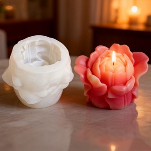 3D Tulip Silicone <b>Mold</b> For <b>Candle</b> Soap Making DIY Floral Craft Decoration <b>Mold</b> Customizable Shape Valentine'S Day Use - Product Image 2