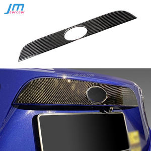 De fibra de carbono posterior tronco emblema insignia cubierta de la etiqueta engomada de protección contra arañazos Trim para Toyota GT86 FT86 ZN6 Subaru <span class=keywords><strong>BRZ</strong></span> 2013-2020 - Product Image 1