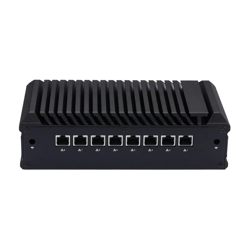 Qotom Firewall Mini Computador com Celeron 5205U Multi-Gigabit Ethernet para tarefas avançadas de rede